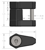 Bulletproof Hitches Trailer Coupler Lock (MPN: LATCHLOCK)
