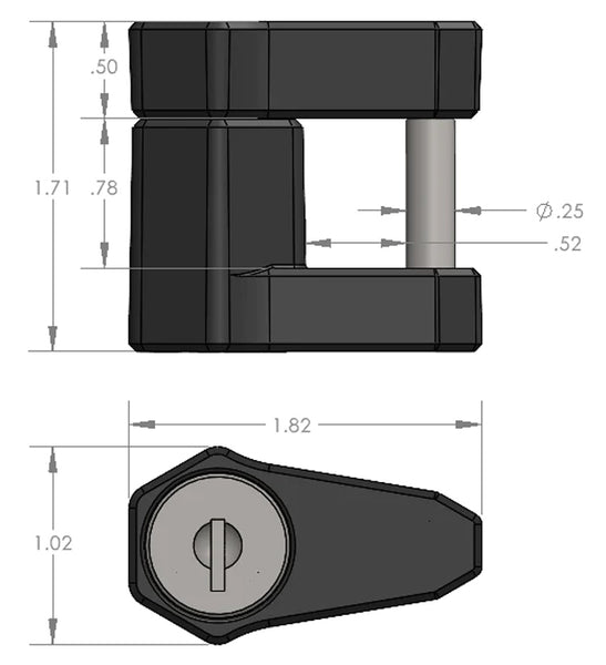 Bulletproof Hitches Trailer Coupler Lock (MPN: LATCHLOCK)