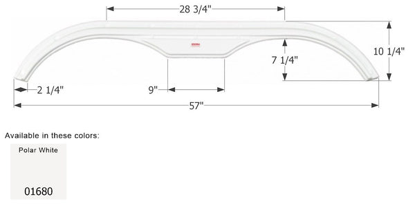 Icon Fender Skirt For Fleetwood Prowler (MPN: 01680)