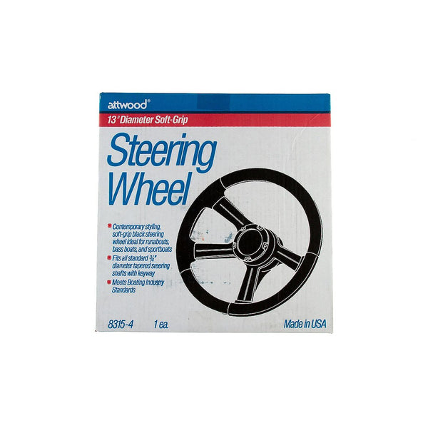 Attwood Marine 13 Inch Steering Wheel (MPN: 8315-4)