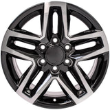 OE Wheels CV34B Aluminum Wheel (MPN: CV34B-18085-6550-26MB)