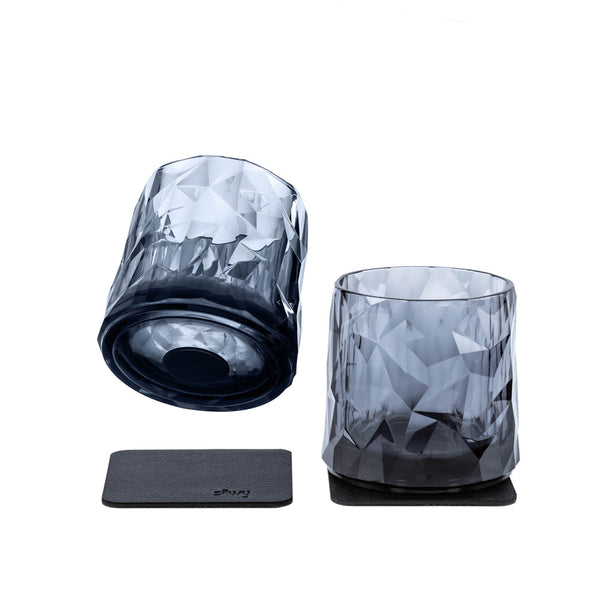 Silwy Magnetic Drinking Glass Set (MPN: KO-WH-G-2)
