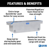 UWS Crossover Deep Angled Tool Box (MPN: TBSD-72-A-PB)