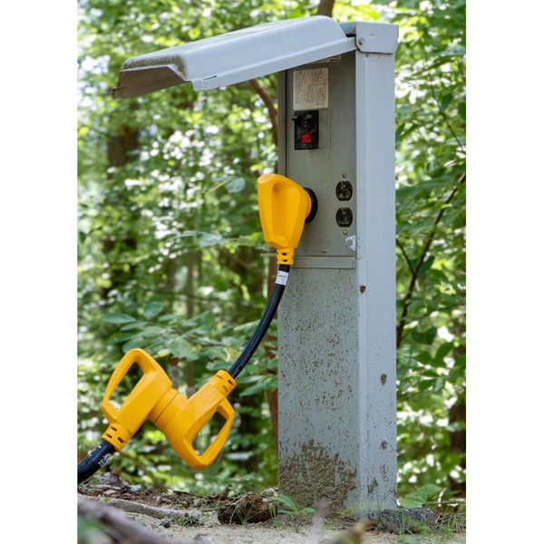 Camco Power Cord Adapter 30 Amp Male to 50 Amp Female (MPN: 55185)