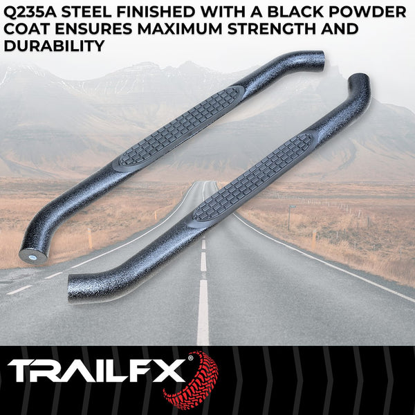 TrailFX Nerf Bar Round Tube Side Steps (MPN: A0056T)