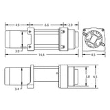 Superwinch Terra Vehicle Mounted Winch (MPN: 1145270)