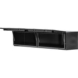 Buyers Products Gloss Black Diamond Tread Aluminum Topsider Tool Box (MPN: 1721361)