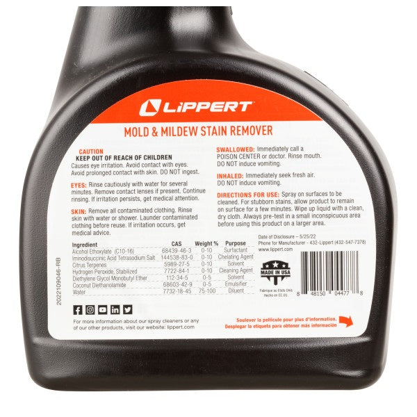 Lippert Mold And Mildew Stain Remover (MPN: 2022013810)