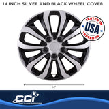 Coast To Coast 14 Inch Wheel Cover Set (MPN: 106114SB)