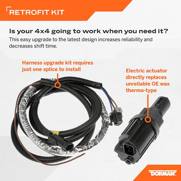 Dorman Four Wheel Drive Actuator (MPN: 600-490)