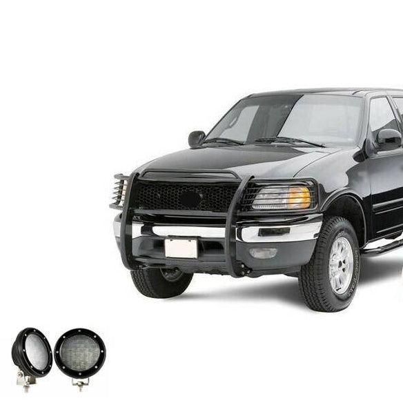 Black Horse Grille Guard Kit (MPN: 17FP27MA-PLFB)