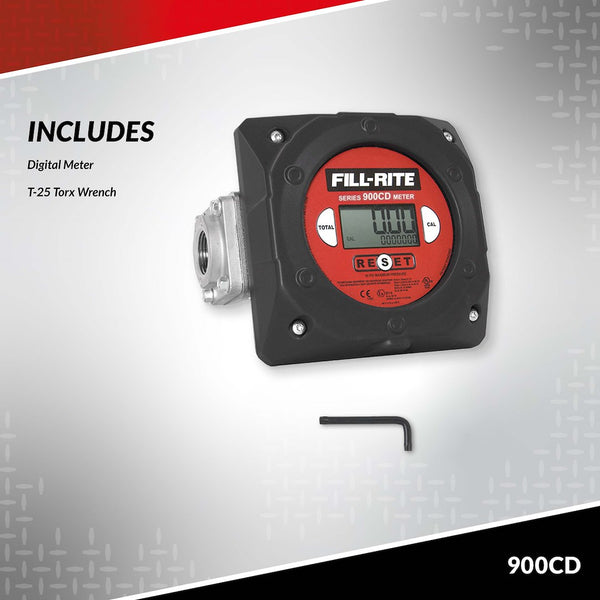 Fill-Rite Digital Flow Meter (MPN: 900CD)