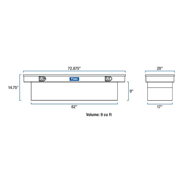 UWS Crossover Truck Tool Box (MPN: EC10561)