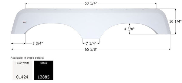 Icon Fender Skirt for Tandem Axle RVs (MPN: 12885)