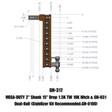 Gen-Y Hitch Mega-Duty Adjustable Drop Hitch (MPN: GH-317)