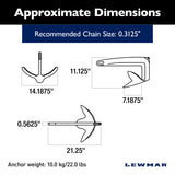 Lewmar Deep Water Claw Anchor (MPN: 0057910)