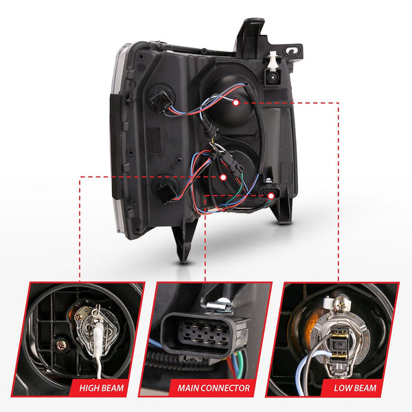 AnzoUSA Headlight Assembly (MPN: 111480)