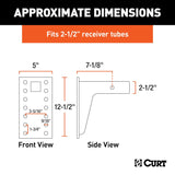 CURT Pintle Hook Mounting Plate (MPN: 48349)