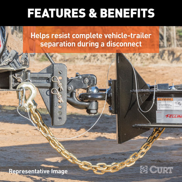 CURT Heavy-Duty Trailer Safety Chain (MPN: 80304)