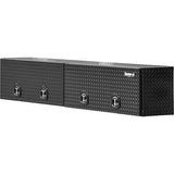 Buyers Products Gloss Black Diamond Tread Aluminum Topsider Tool Box (MPN: 1721361)