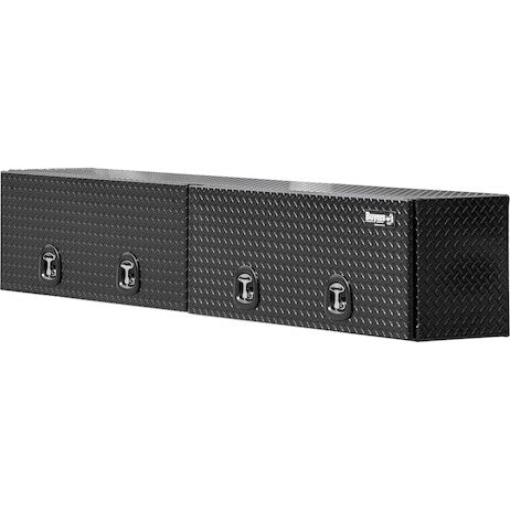 Buyers Products Gloss Black Diamond Tread Aluminum Topsider Tool Box (MPN: 1721361)