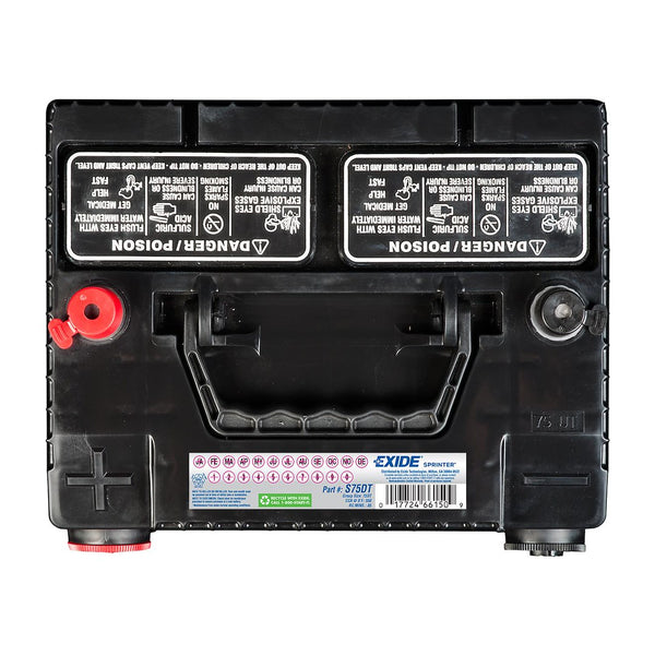 Exide Sprinter Classic Automotive Battery (MPN: S75DT)