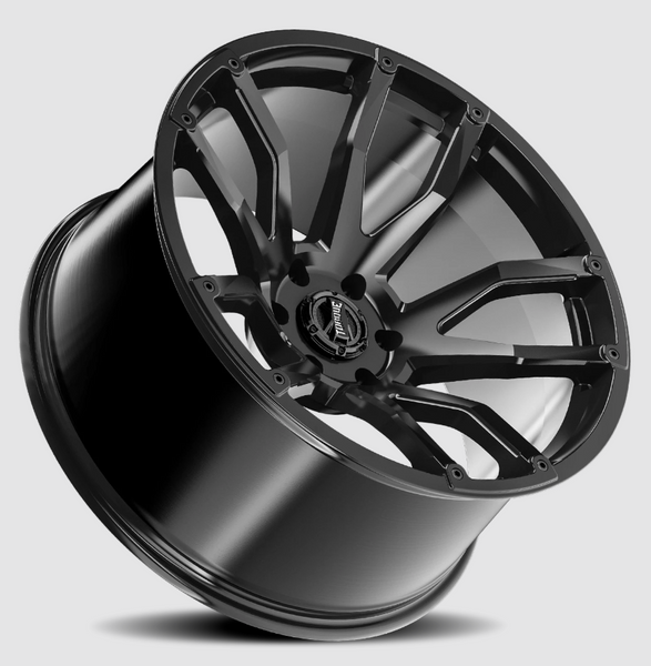 Torque Wheels 22 Inch Satin Black Impact Wheel (MPN: TW403C-22113604-38)