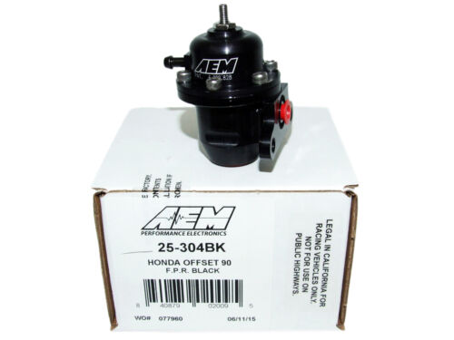 AEM Adjustable Fuel Pressure Regulator (MPN: 25-304BK)