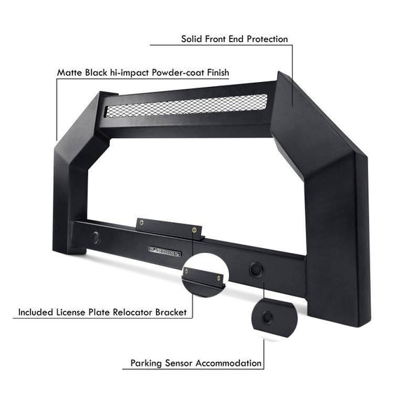 Black Horse Off Road Bull Bar (MPN: AB-TO53-NL)