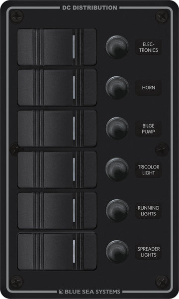 Blue Sea Systems Switch Panel (MPN: 8373-BSS)