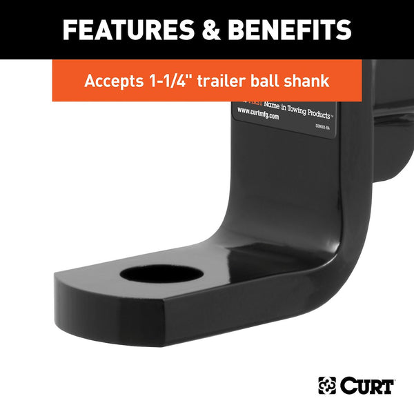 Curt Trailer Hitch Ball Mount Class IV (MPN: 45310)