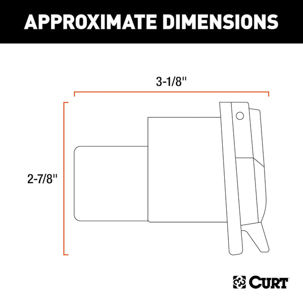 7-Way RV Blade Trailer Wiring Connector (MPN: 55415)
