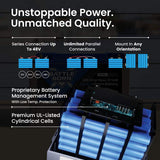 Battle Born 100 Ampere Hour 12 Volt Smart Heated Lithium Deep Cycle Battery (MPN: BB10012IH)