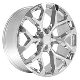 OE Wheels CV98B Chrome Plated Wheel (MPN: CV98B-24100-6550-24C)