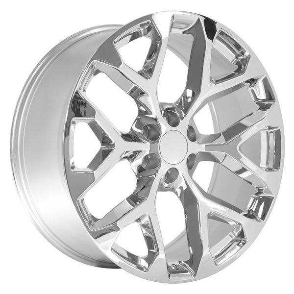 OE Wheels CV98B Chrome Plated Wheel (MPN: CV98B-24100-6550-24C)