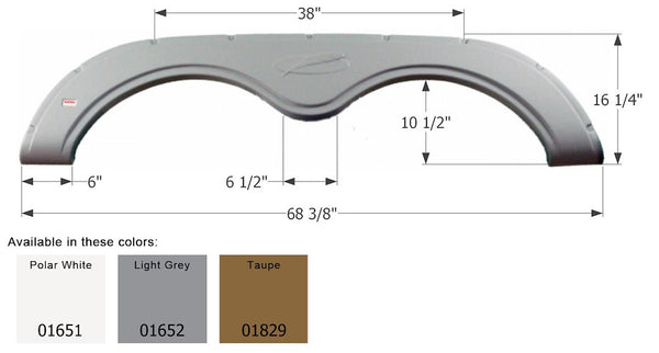 Icon Fender Skirt for R-Vision Trail-Lite (MPN: 01651)