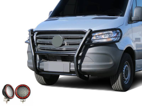 Black Horse Grille Guard Kit (MPN: 17D503MA-PLFR)