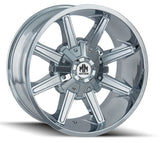 Mayhem Wheels 20 Inch Chrome Plated Wheel (MPN: 8104-2976C18)