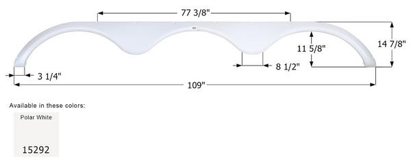 Icon Fender Skirt for Jayco Recon Models (MPN: 15292)