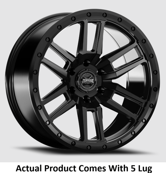 Torque Wheels 18 Inch Satin Black Wheel (MPN: TW411C-18907304-12)