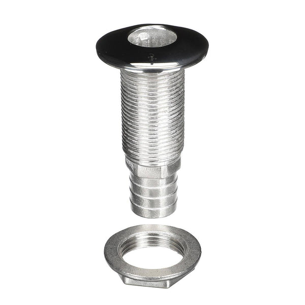 Boat scupper with barbed thru-hull connector (MPN: 66548-3)
