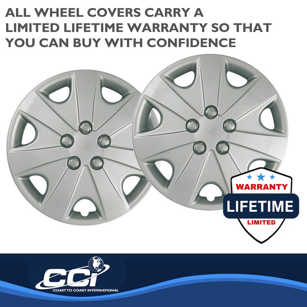 Coast To Coast 15 Inch Wheel Cover Set (MPN: IWC41415S)