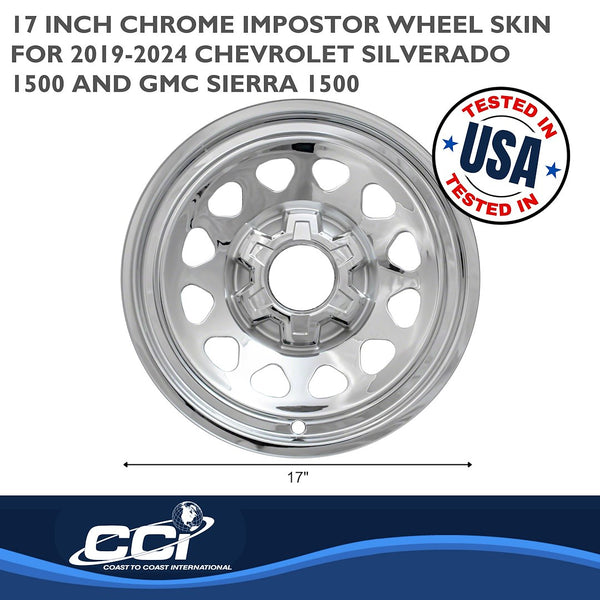 Coast To Coast Impostor Wheel Skin 17 Inch (MPN: IWCIMP100X)