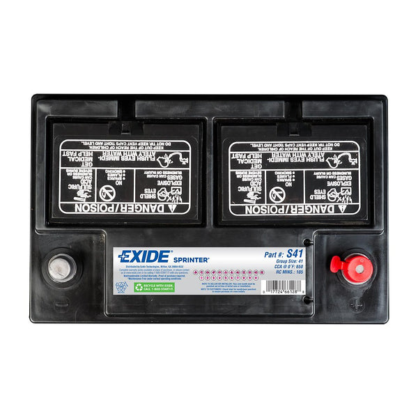 Exide Sprinter Classic Battery (MPN: S41)