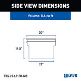 UWS Crossover Low Profile Tool Box (MPN: EC10633)