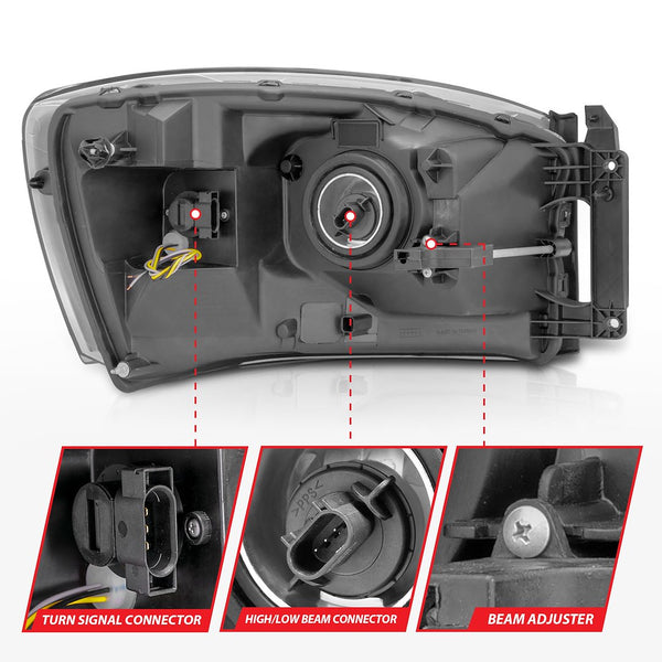 AnzoUSA Crystal Headlight Assembly (MPN: 111525)