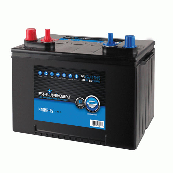 Shuriken 12 Volt AGM Battery (MPN: SK-MBT-55)