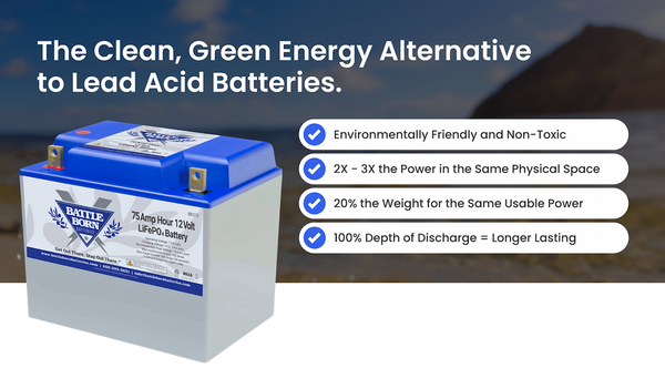 Battle Born Batteries Lithium Deep Cycle Battery (MPN: BB1275)