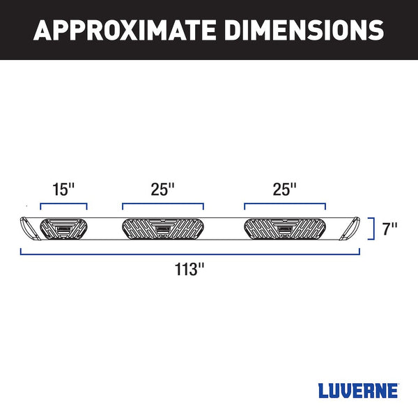Luverne Regal 7 Wheel-To-Wheel Running Board (MPN: 477114-401449)