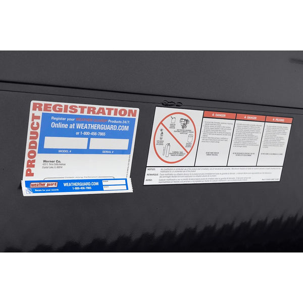 Weather Guard Lo-Side Aluminum Tool Box (MPN: 184-6-04)